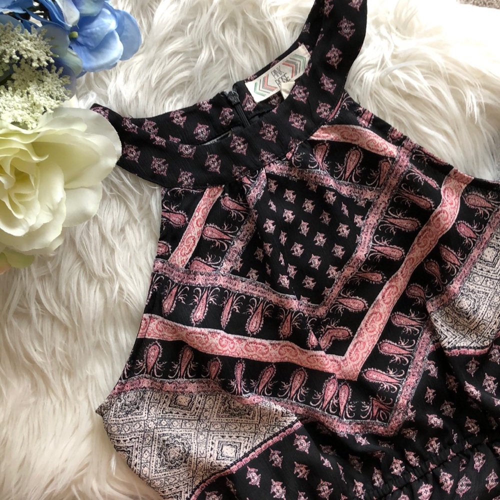 5/$25 • Pink rose maxi dress 💜